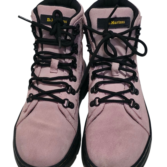 Dr. Martens Pink Combat Boots - Picture 2 of 7